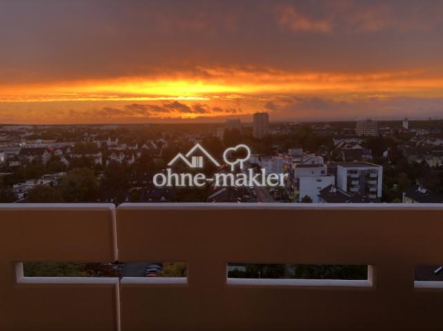 Blick vom Wohnzimmerbalkon