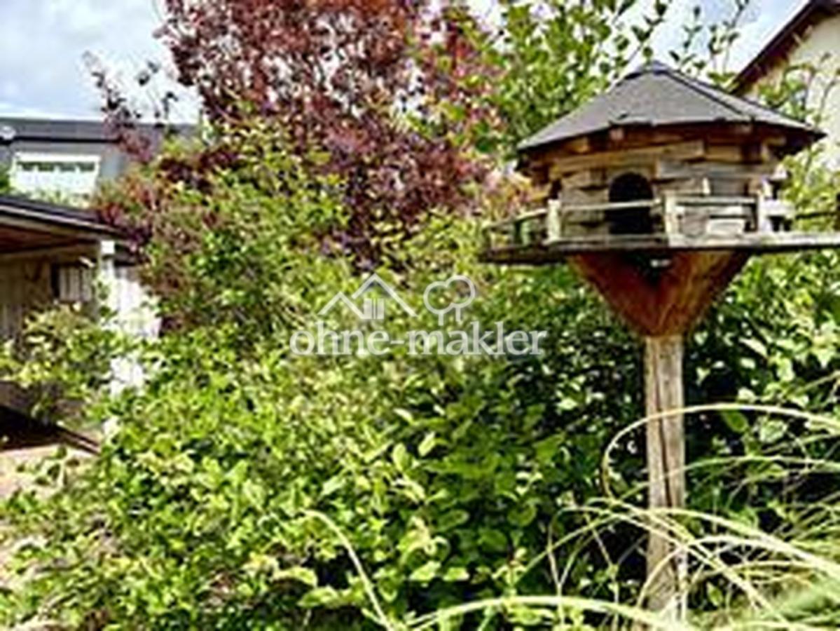 Terrasse mit Blick z. Carport