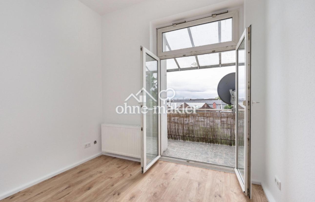 Blick zum Balkon