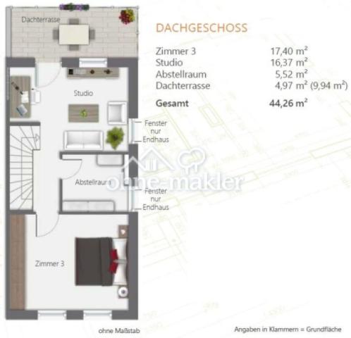 Grundriss Dachgeschoss