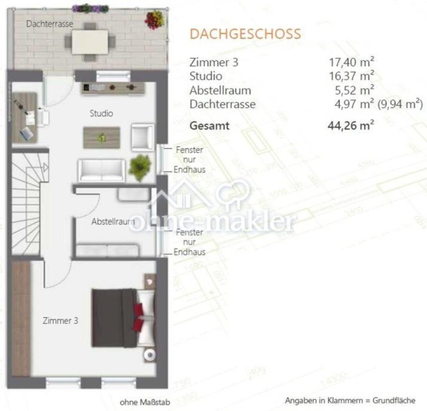 Grundriss Dachgeschoss