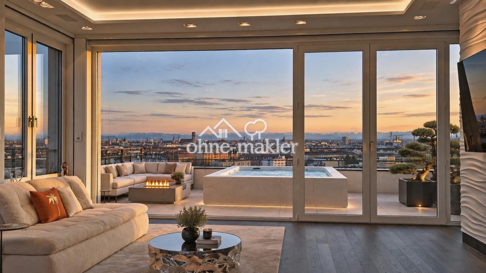 Designvariante mit Pool Visu
