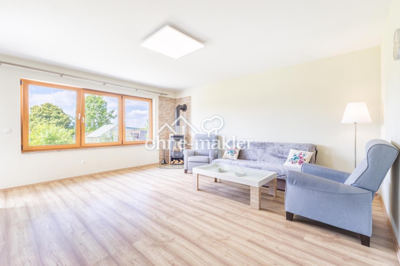 Wohnzimmer mit Terrassenzugang