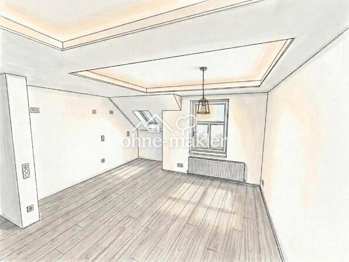 Blick zur Küche aus TV Ecke