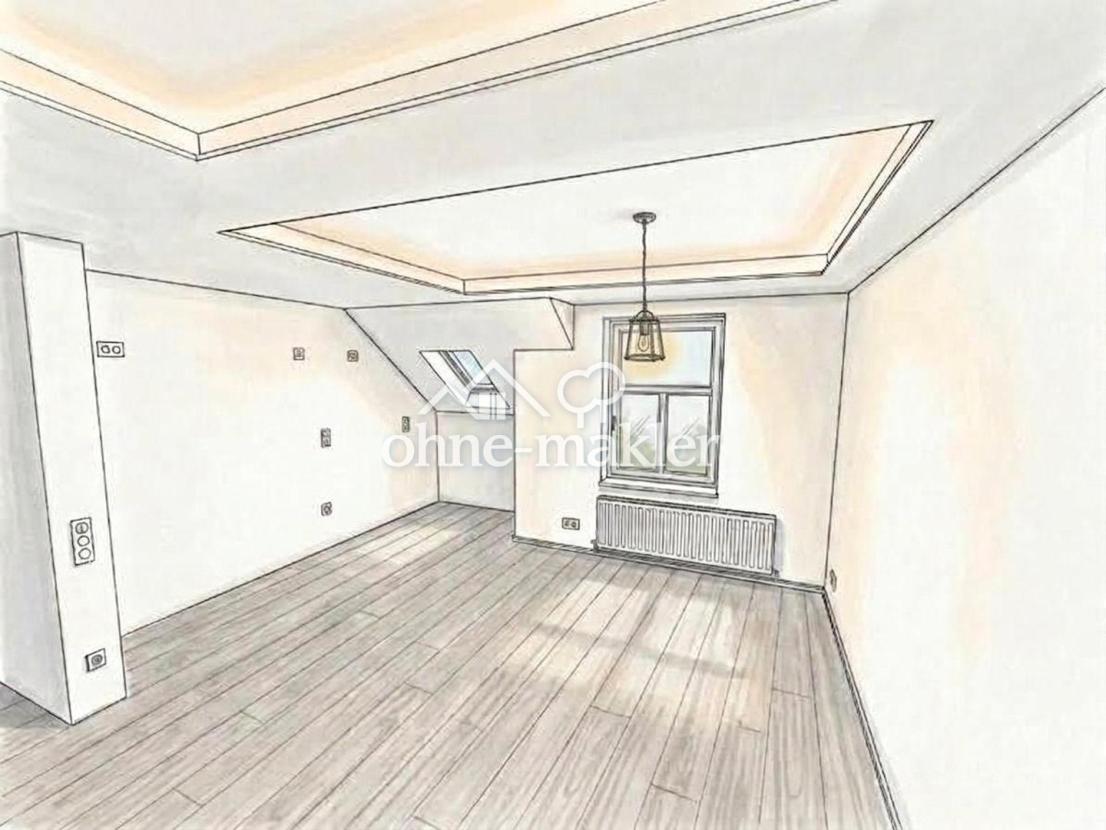 Blick zur Küche aus TV Ecke
