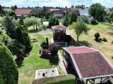 Drohnenansicht Garten