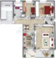 Grundriss der Wohnung