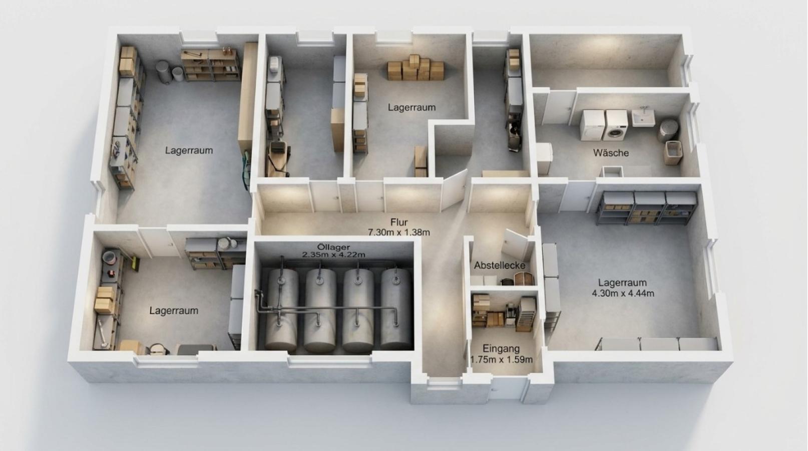 3D Grundriss UG