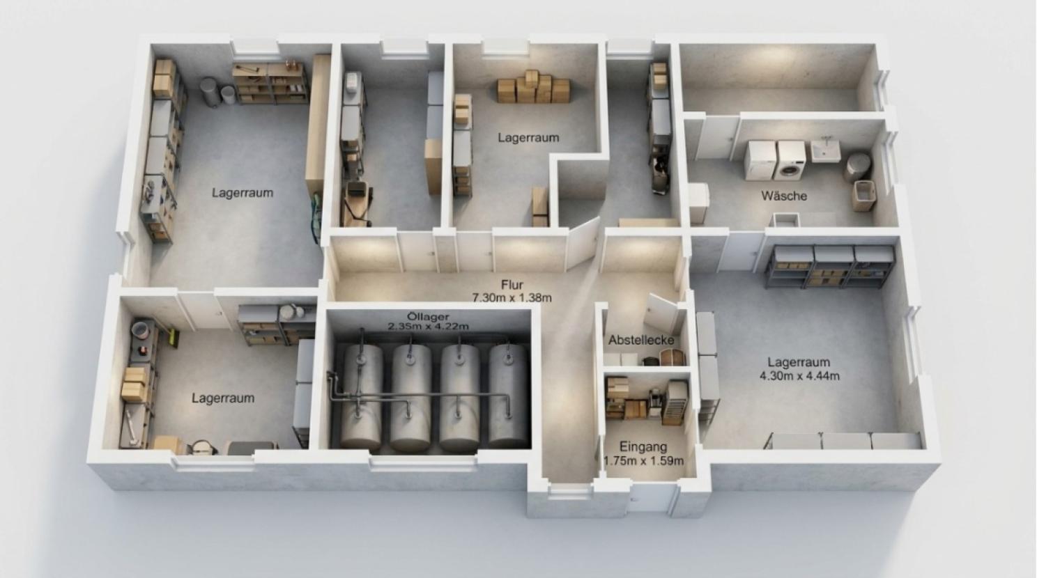 3D Grundriss UG