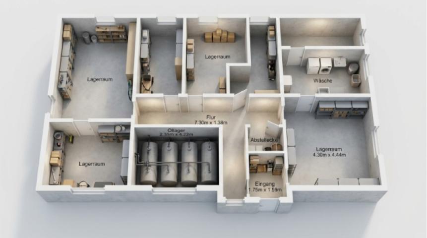 3D Grundriss UG
