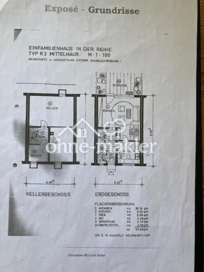 Grundriss Erdgeschoss-Keller