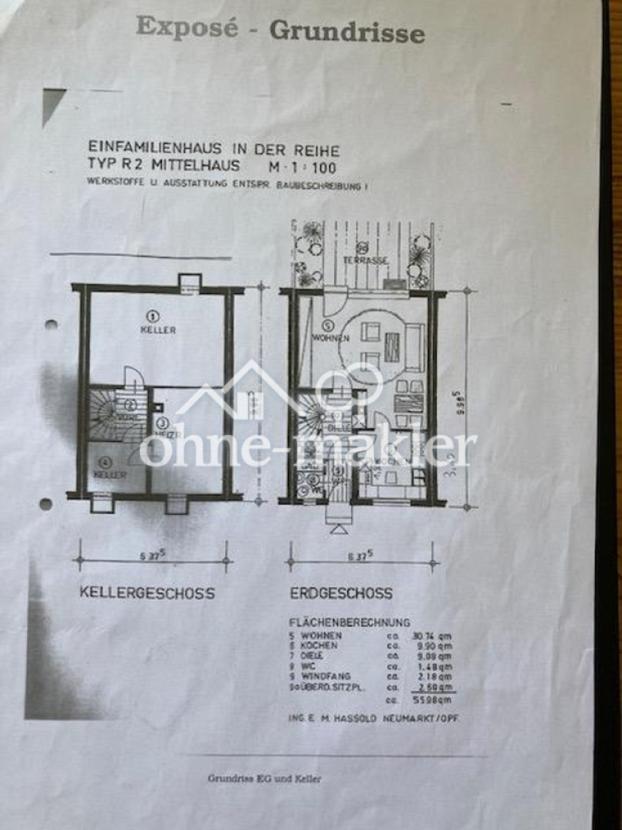 Grundriss Erdgeschoss-Keller
