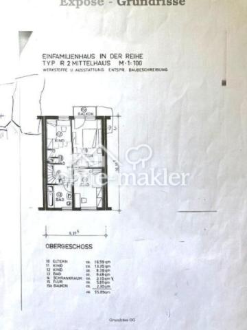 Grundriss Obergeschoss 