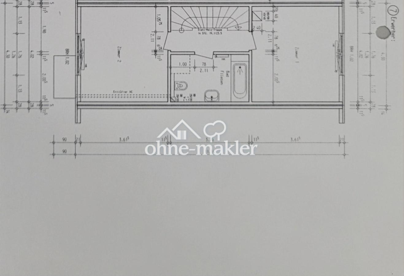 Grundriss 1. Stock