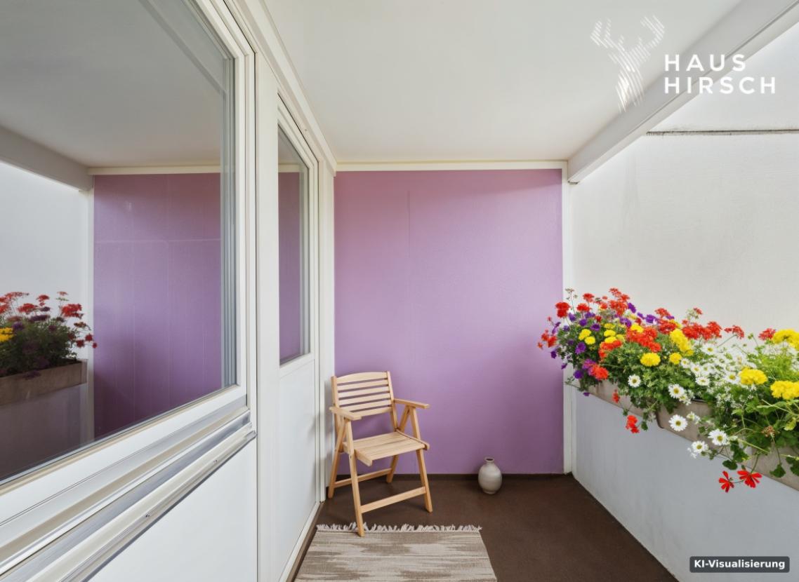KI-Visualisierung – Balkon