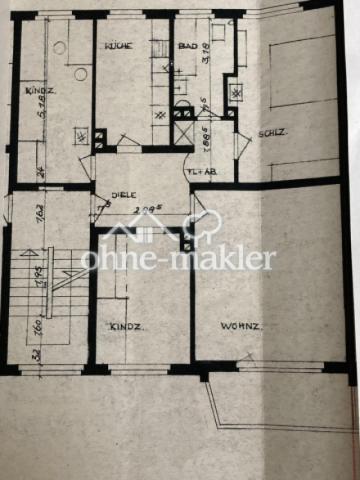 Grundriss der Wohnung