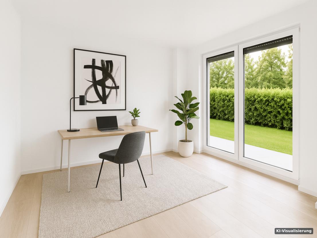 KI-Visualisierung – Büro EG Staging