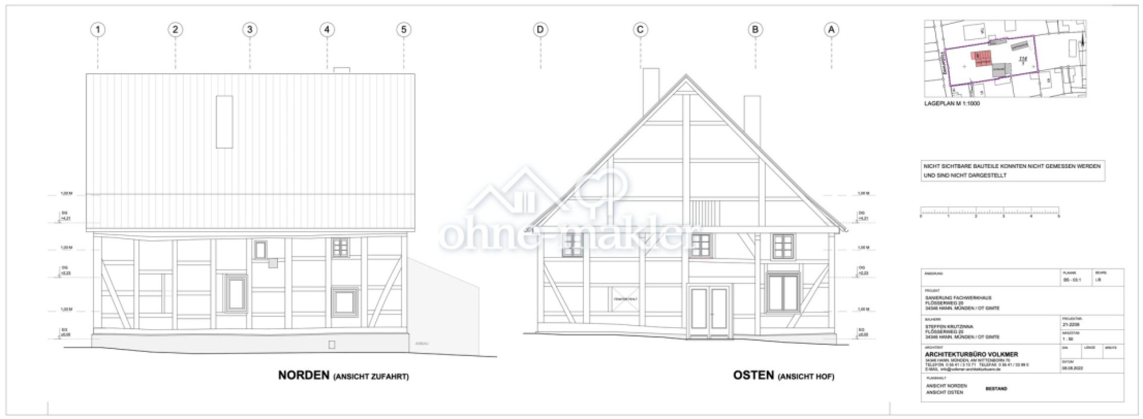 Wohnhaus Ansicht Nord-Ost