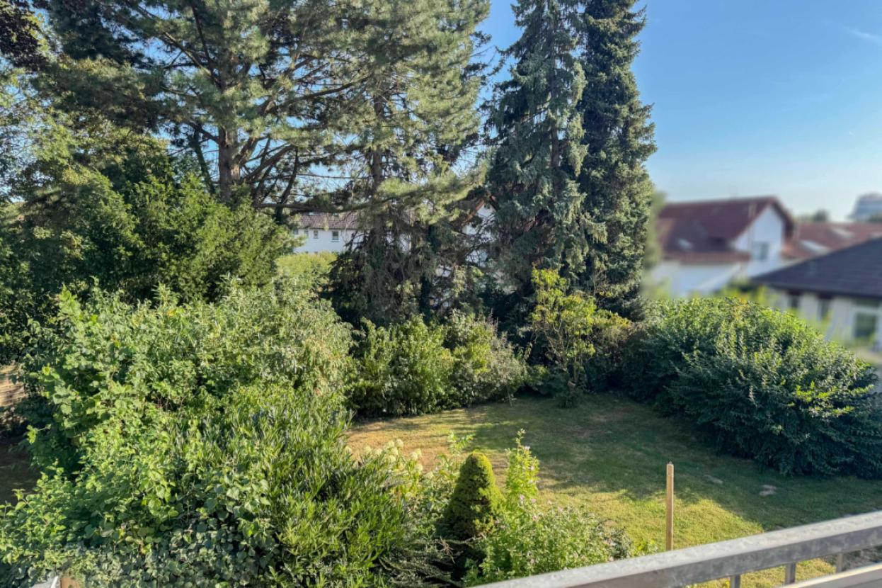 Blick vom Balkon