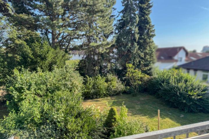 Blick vom Balkon