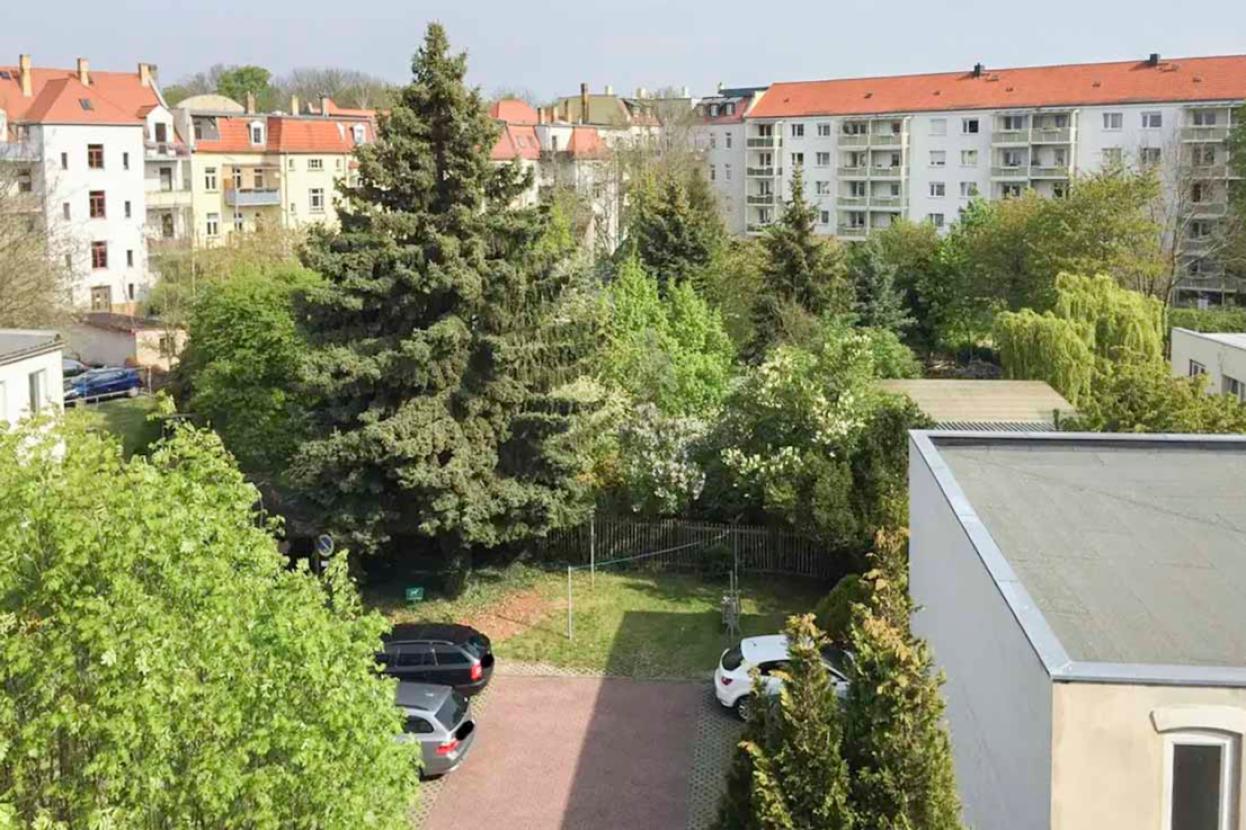 Blick vom Balkon