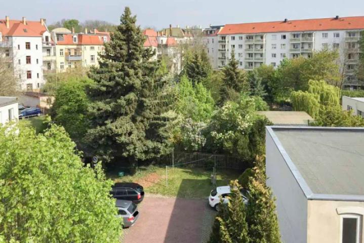 Blick vom Balkon