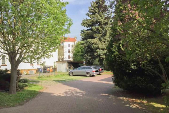 Blick in den Hinterhof