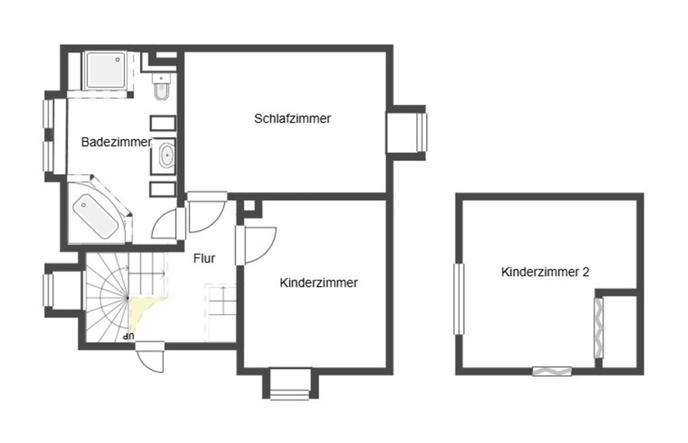Grundriss Skizze OG