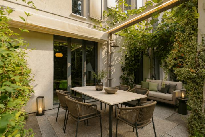 Visualisierung - Terrasse Küche (EG)