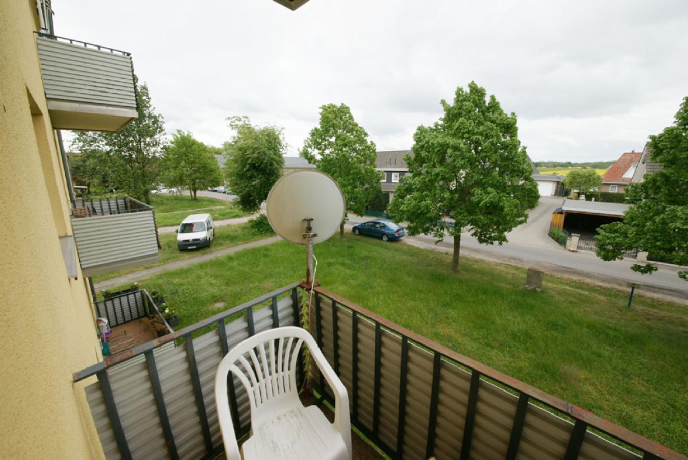 Balkon Blick nach links