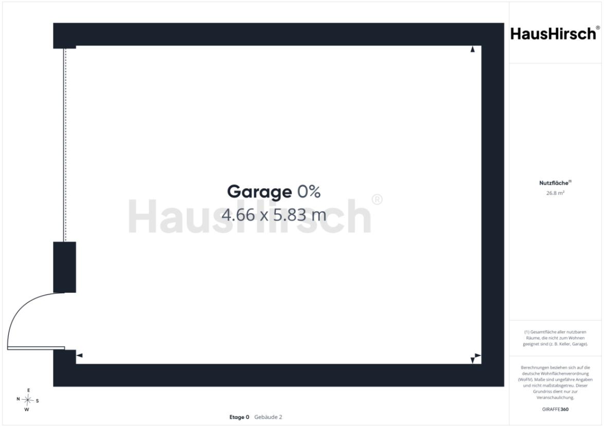 Grundriss Garag