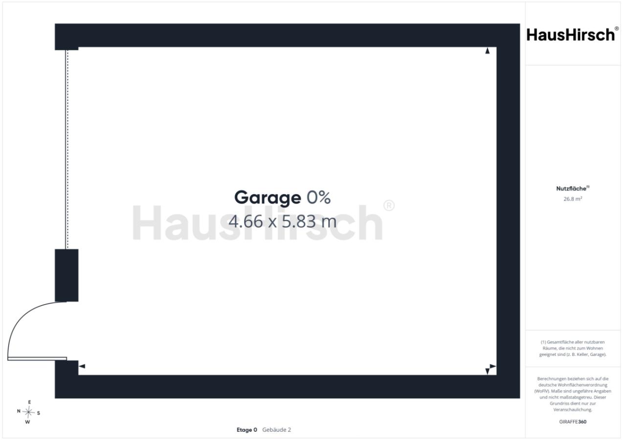 Grundriss Garage