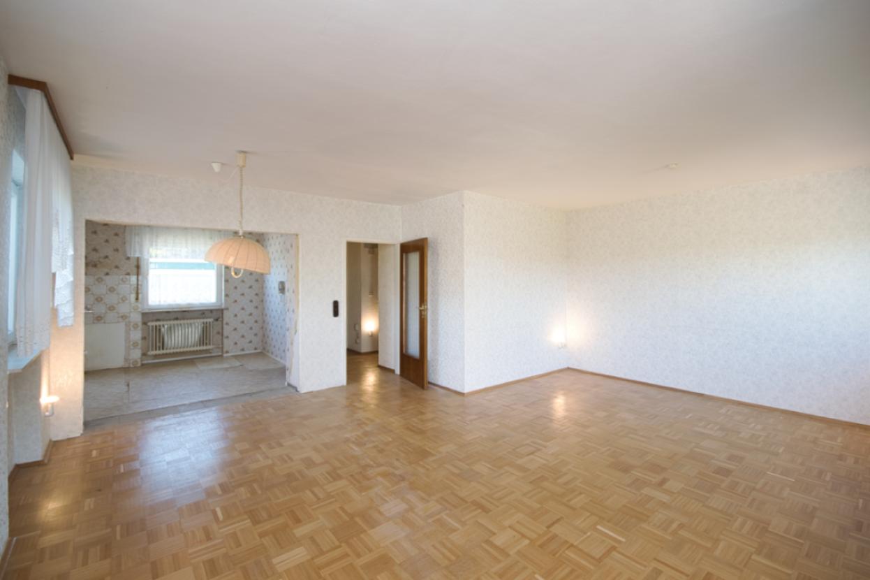 ...mit offener Küche