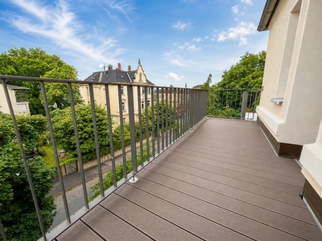 schöner Balkon