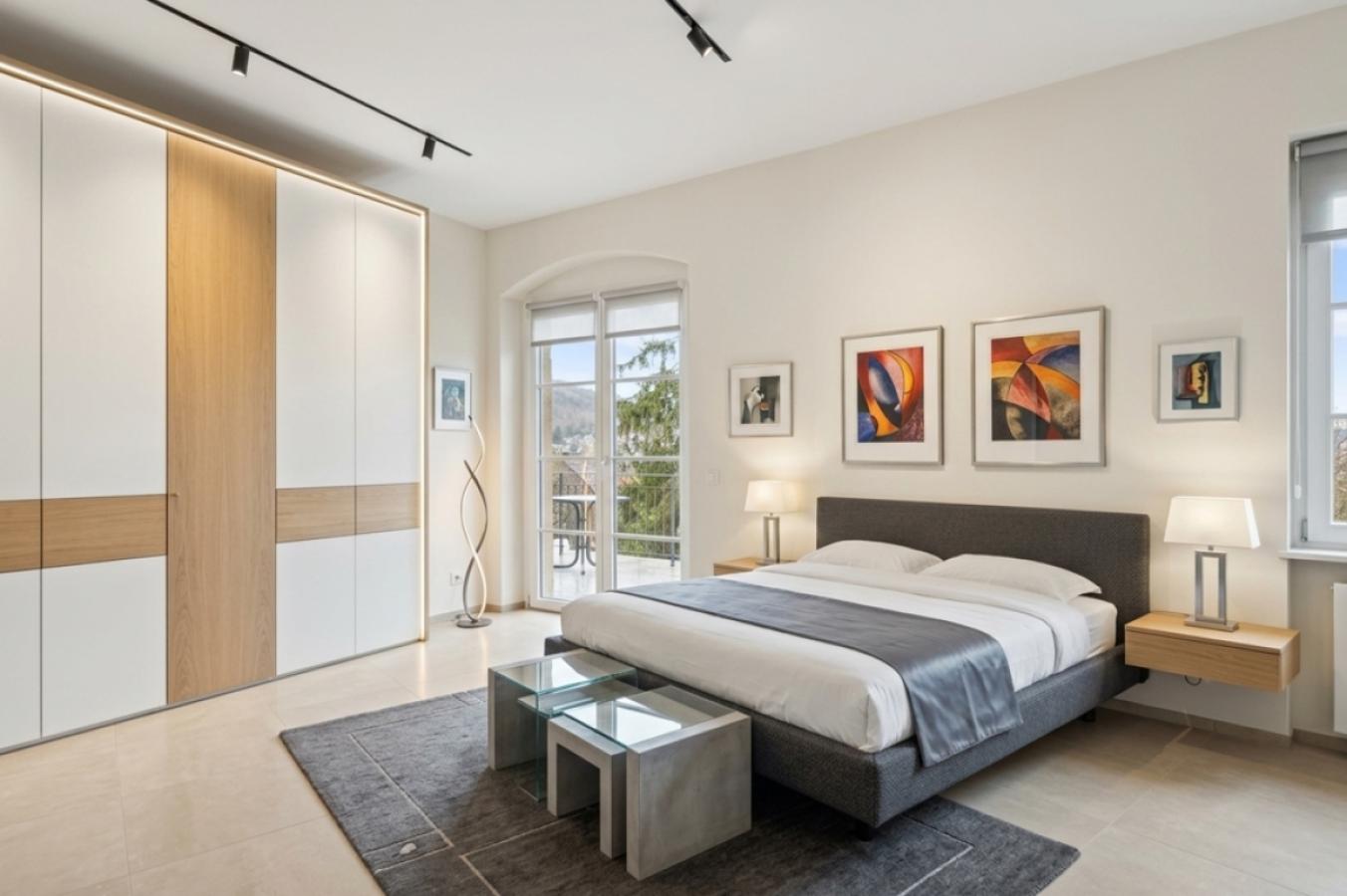Zimmer im 1. OG, Virtuell bearbeitet (KI-generiert) - Wohnung wird unmöbliert übergeben