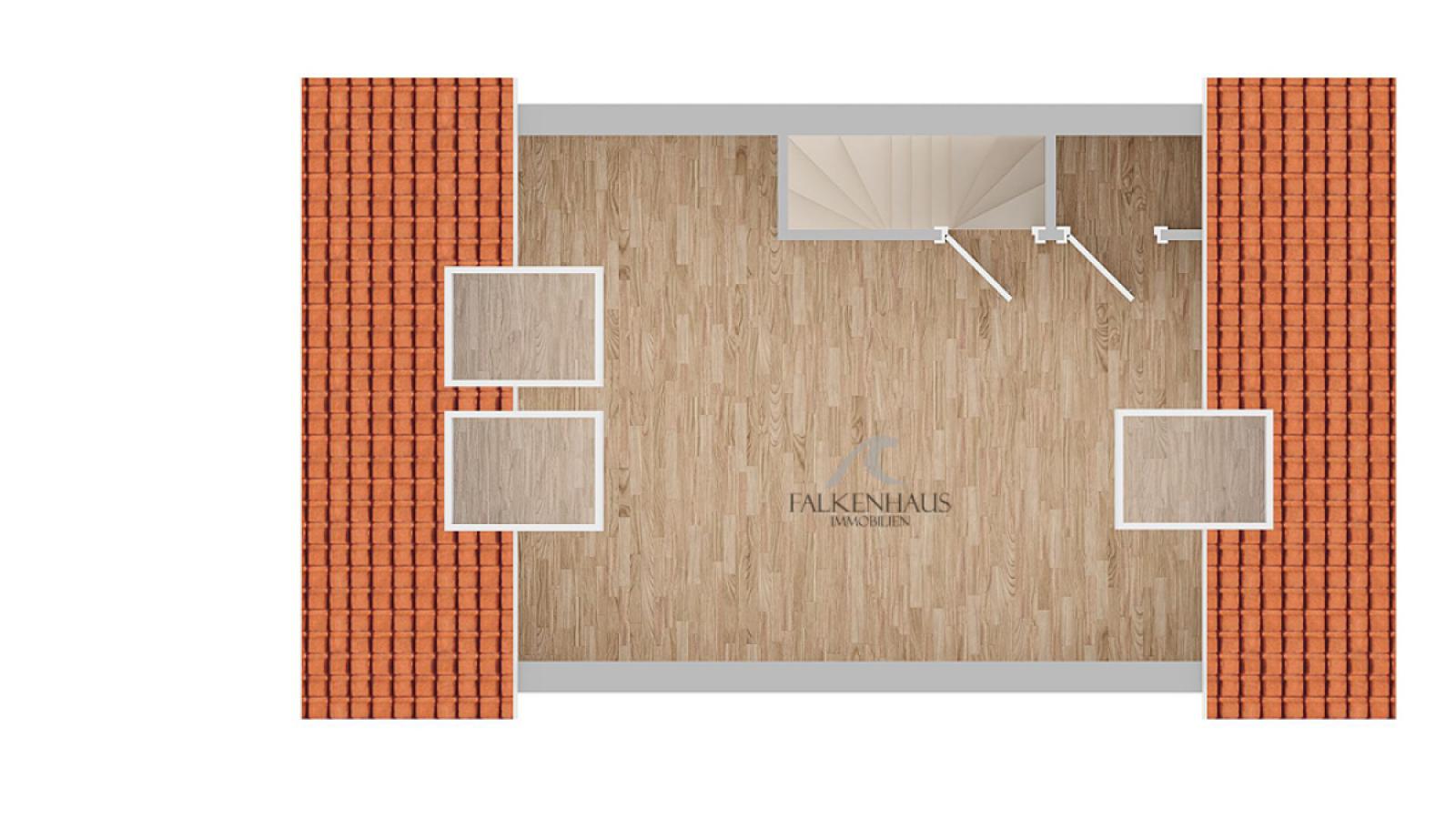 Grundriss Dachboden