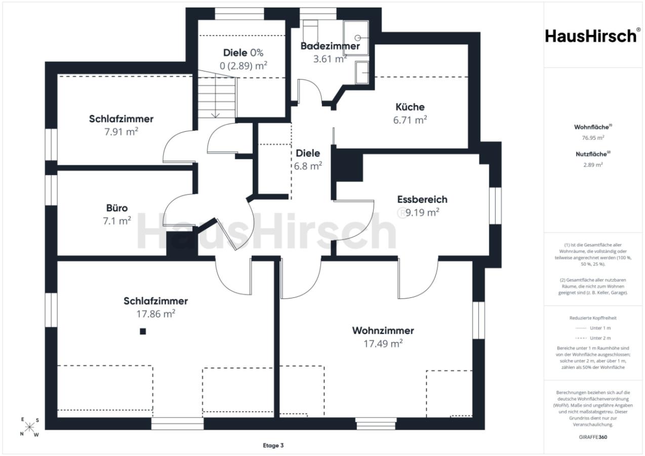 Grundriss Dachgeschoss
