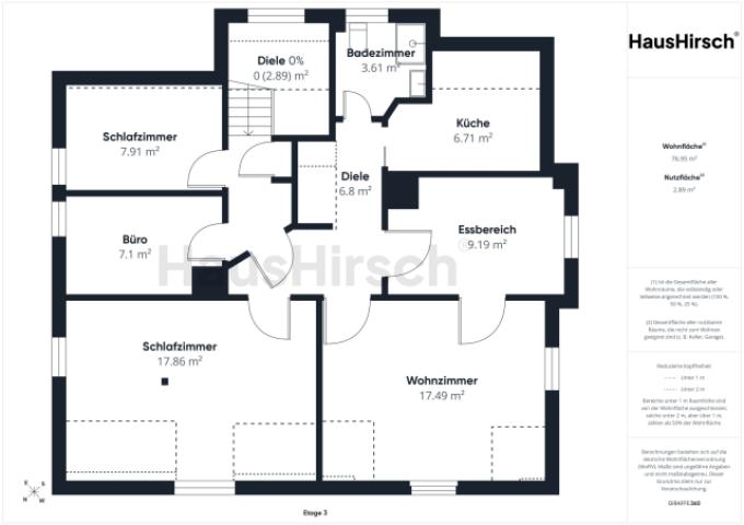 Grundriss Dachgeschoss