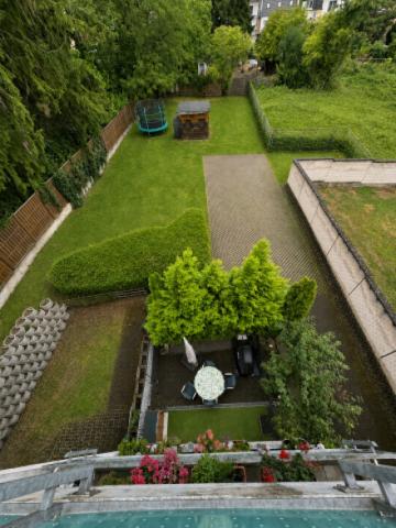 Ausblick von oben Garten