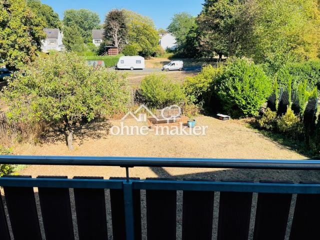 Garten von Balkon aus