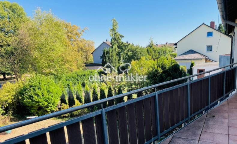 Garten von Balkon aus