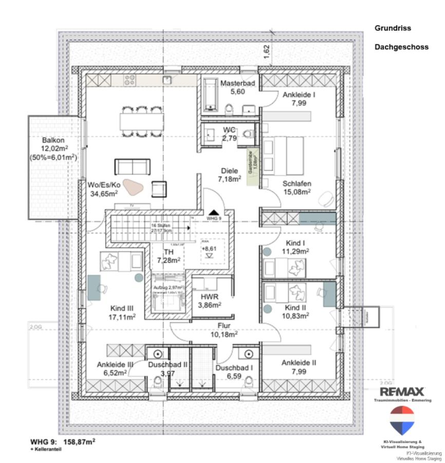 Grundriß 4  Dachgeschoss