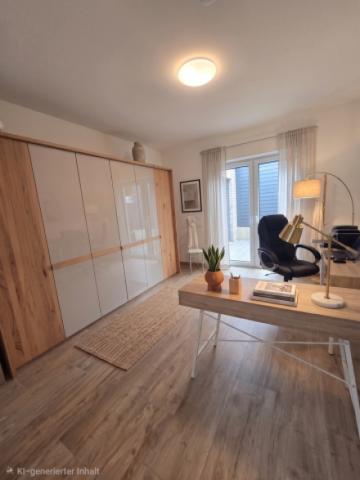 Büro-Ankleide - mit KI ergänzt