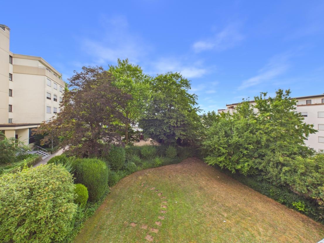 Blick vom Balkon