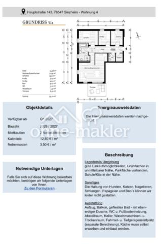 Beschreibung Wohnung W4