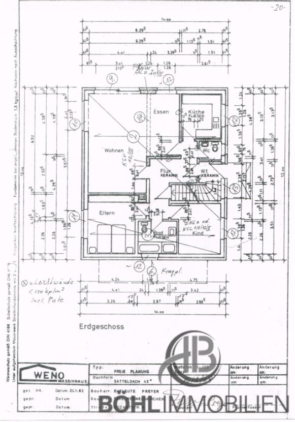 Grundriss EG Mozartstraße 8, 42929 Wermelskirchen
