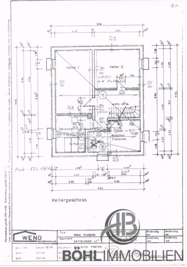 Grundriss KG Mozartstraße 8, 42929 Wermelskirchen