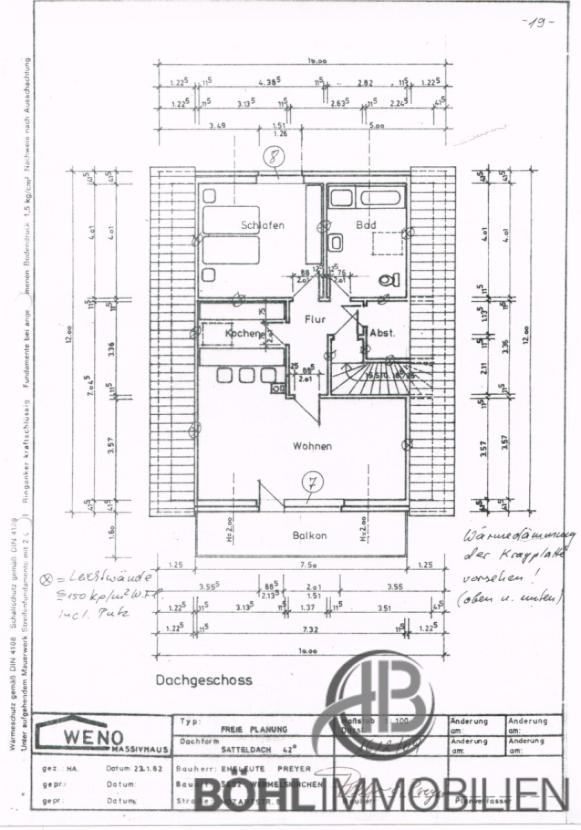 Grundriss DG-OG Mozartstraße 8, 42929 Wermelskirchen