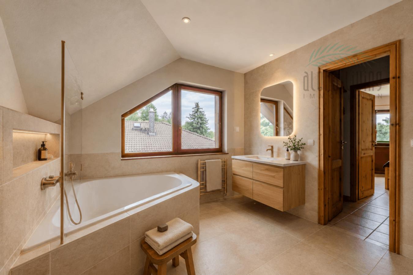 Visualisierung - Badezimmer (OG)