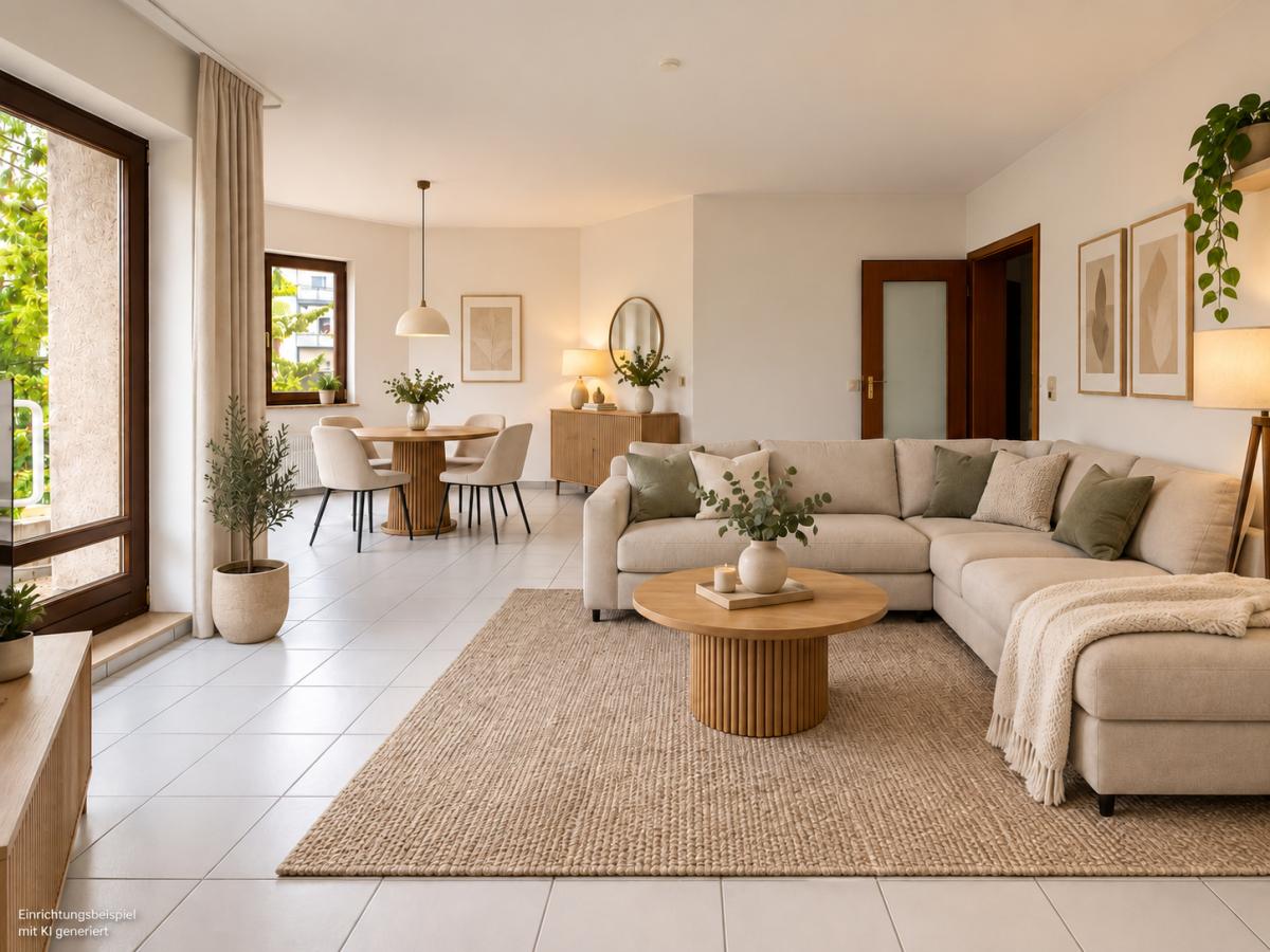 Einrichtungsbeispiel Wohnzimmer